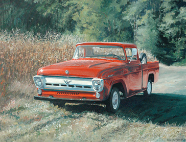 George H. Rothacker - Red Truck