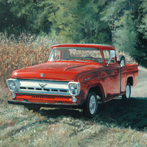 George H. Rothacker - Cars & Trucks - Red Truck