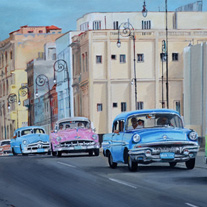 George H. Rothacker - Havana 59 -  Parade Down the Malecon