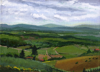 George H. Rothacker - Tuscany - View from the Terrace