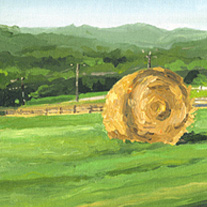 George H. Rothacker - Main Line - Hay Bales