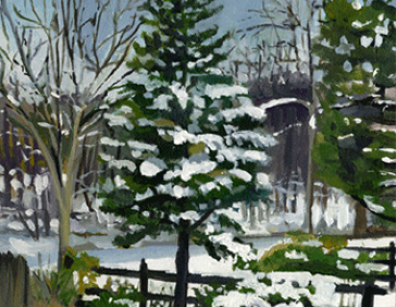 George H. Rothacker - Main Line - Snow Tree